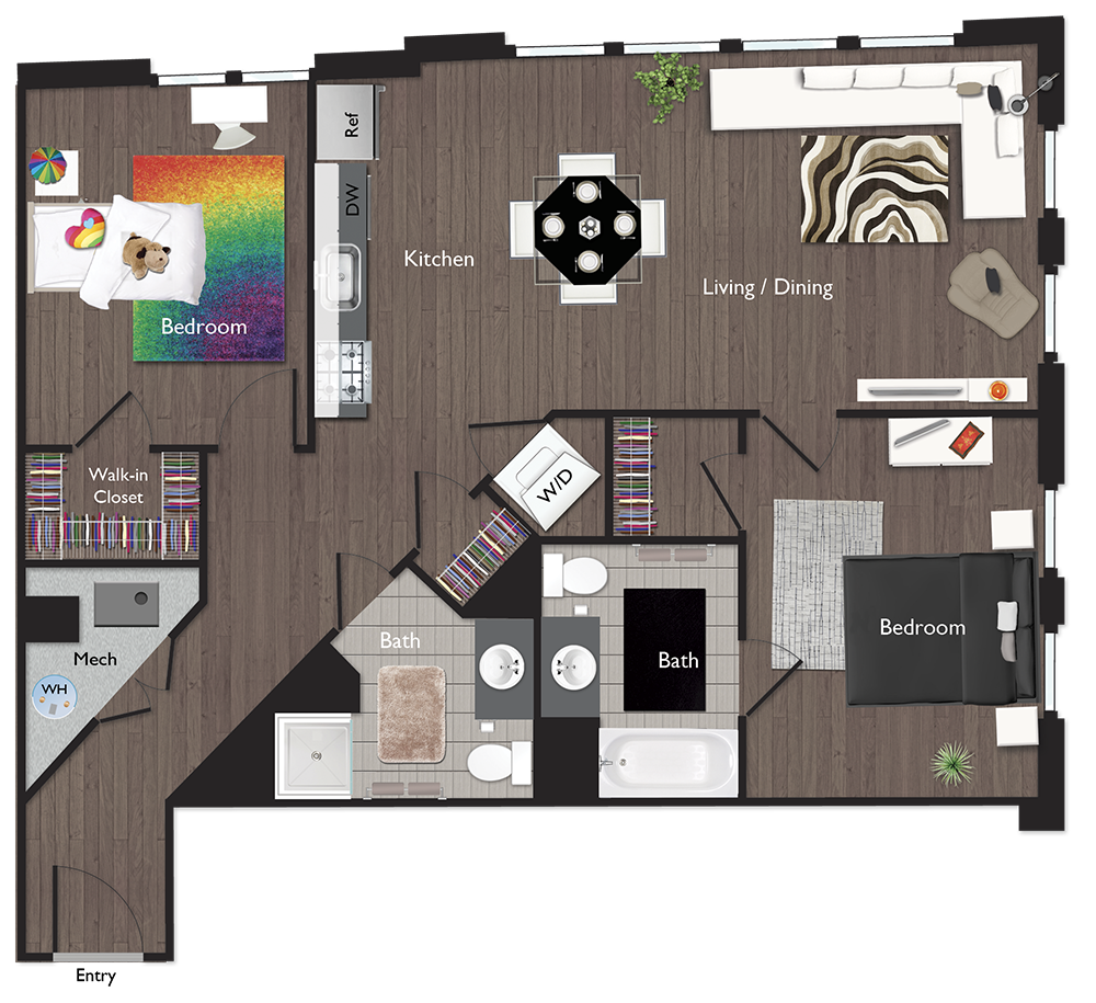 C12 Floor Plan at Valley and Bloom, New Jersey