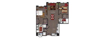 C8 Floor Plan at Valley and Bloom, New Jersey