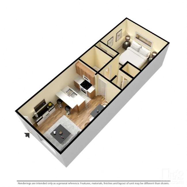 One Bedroom/One Bathroom