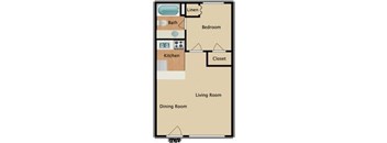 One Bedroom /One Bathroom