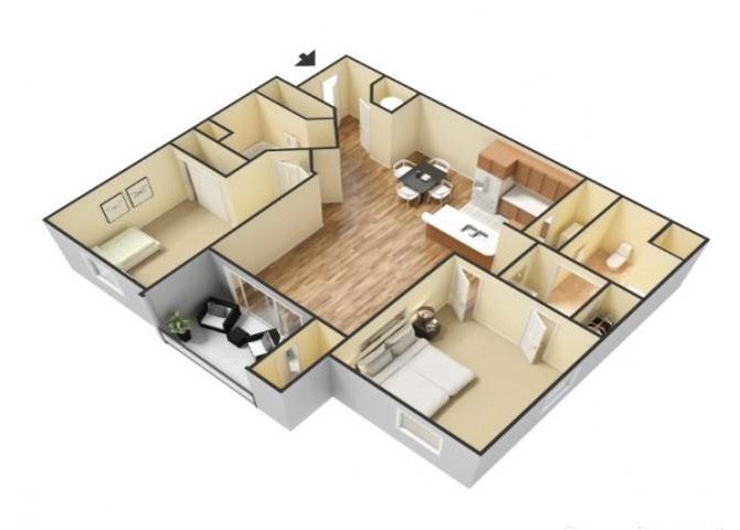 The Sierra floor plan.