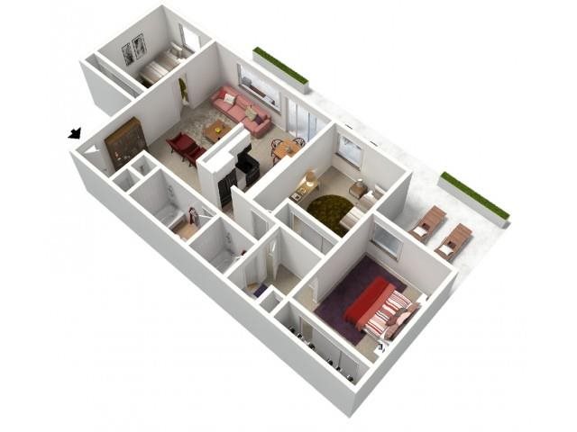 Three Bedrooms l Forest Park Three Bedroom Apts For Rent l Forest Park El Cajon, Ca