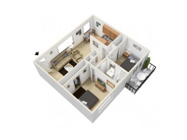 Two Bedrooms l Forest Park Two Bedroom Apts For Rent l Forest Park El Cajon, Ca