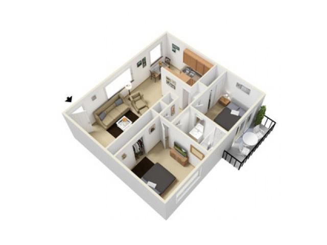Two Bedrooms l Forest Park One Bedroom Apts For Rent l Forest Park El Cajon, Ca