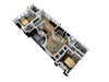 Two Bedroom Floor Plan l The Trails at Pioneer Meadows Apartments in Sparks NV