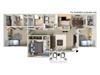 Three bedroom Floor Plan l Villas at D'Andrea Apts floorplan 1