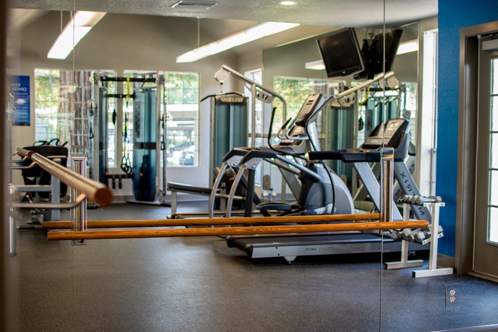 Gym with Fitness Equipment l Waterford Cove Apartments in Sacramento CA