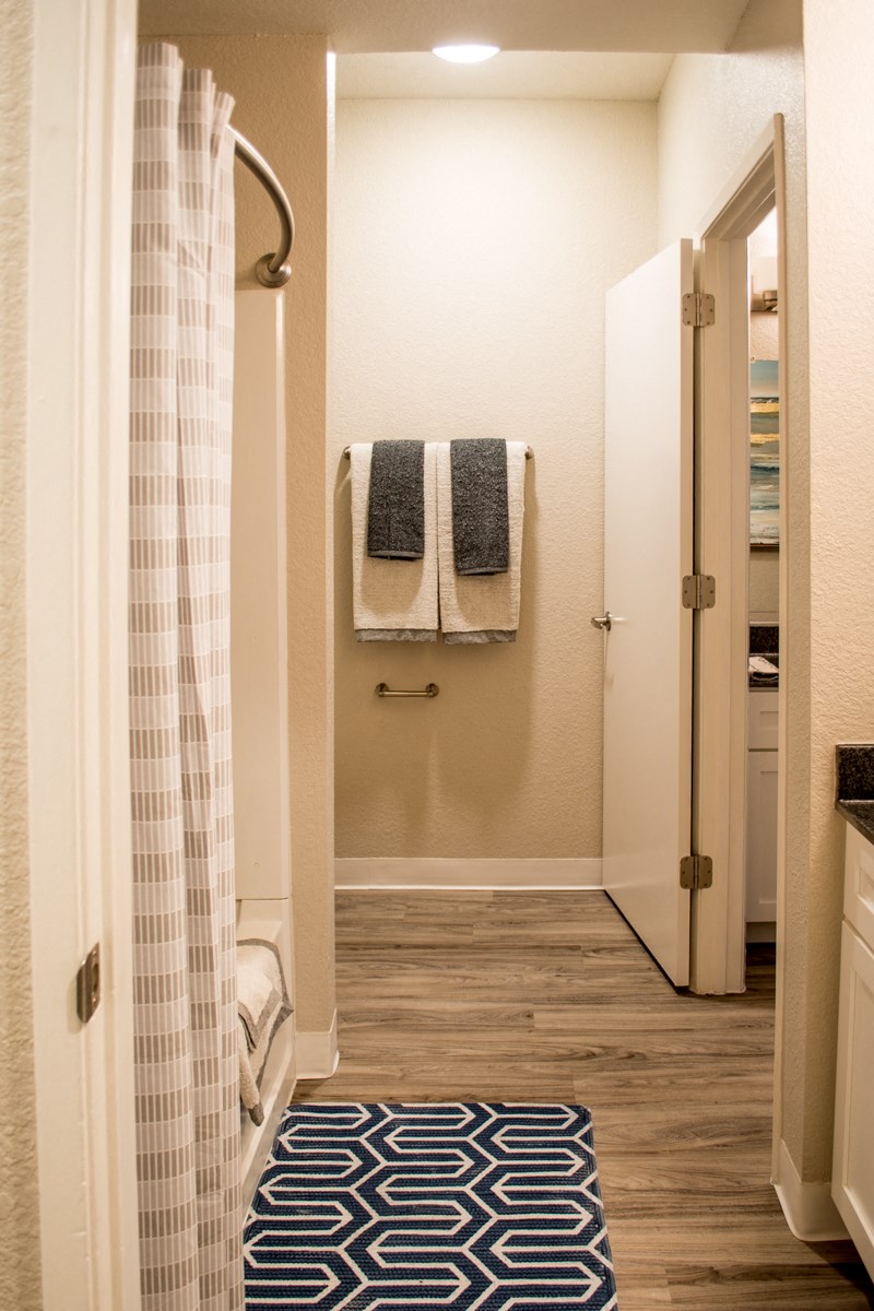 Bathroom l Waterford Cove Apartments in Sacramento CA