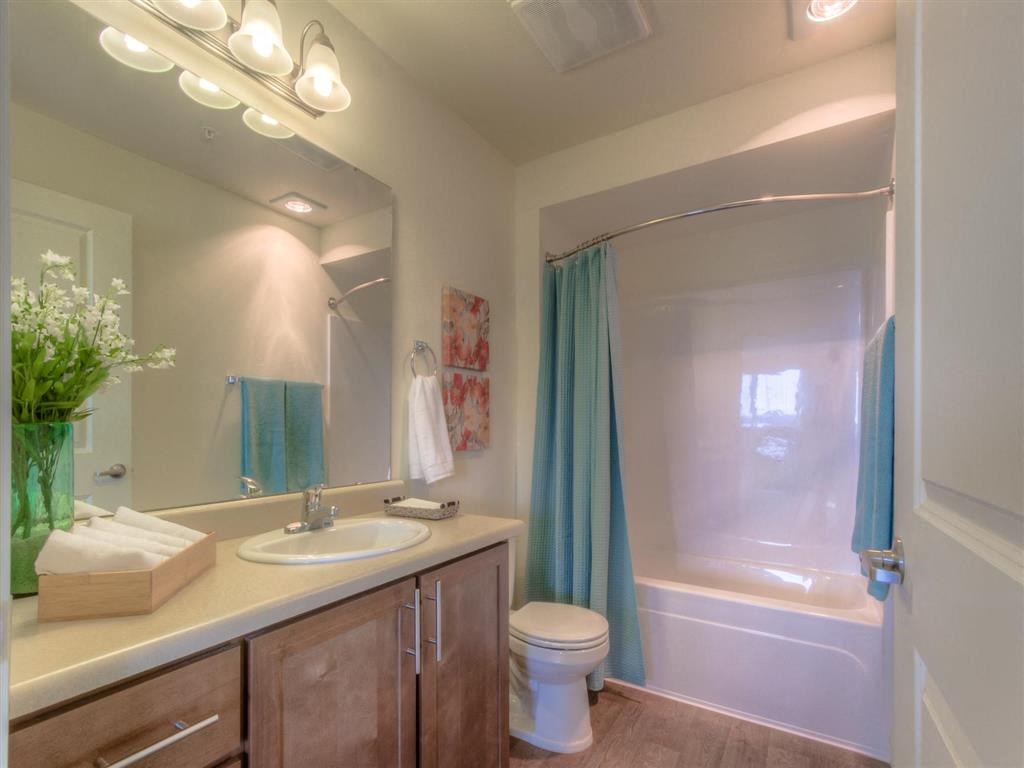 Bathroom | Urban Center apartments in Lynnwood, WA