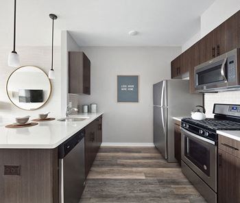Stainless Steel Appliances at The Link at Aberdeen Station, Aberdeen, New Jersey