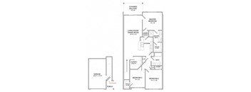 3 Bedroom/2 Bath/2nd Floor