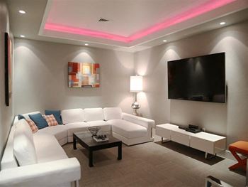 Media Lounge at Corso Apartments in Missoula, 59801