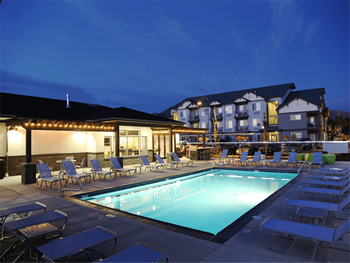 Heated Pool at Corso Apartments in Missoula, MT