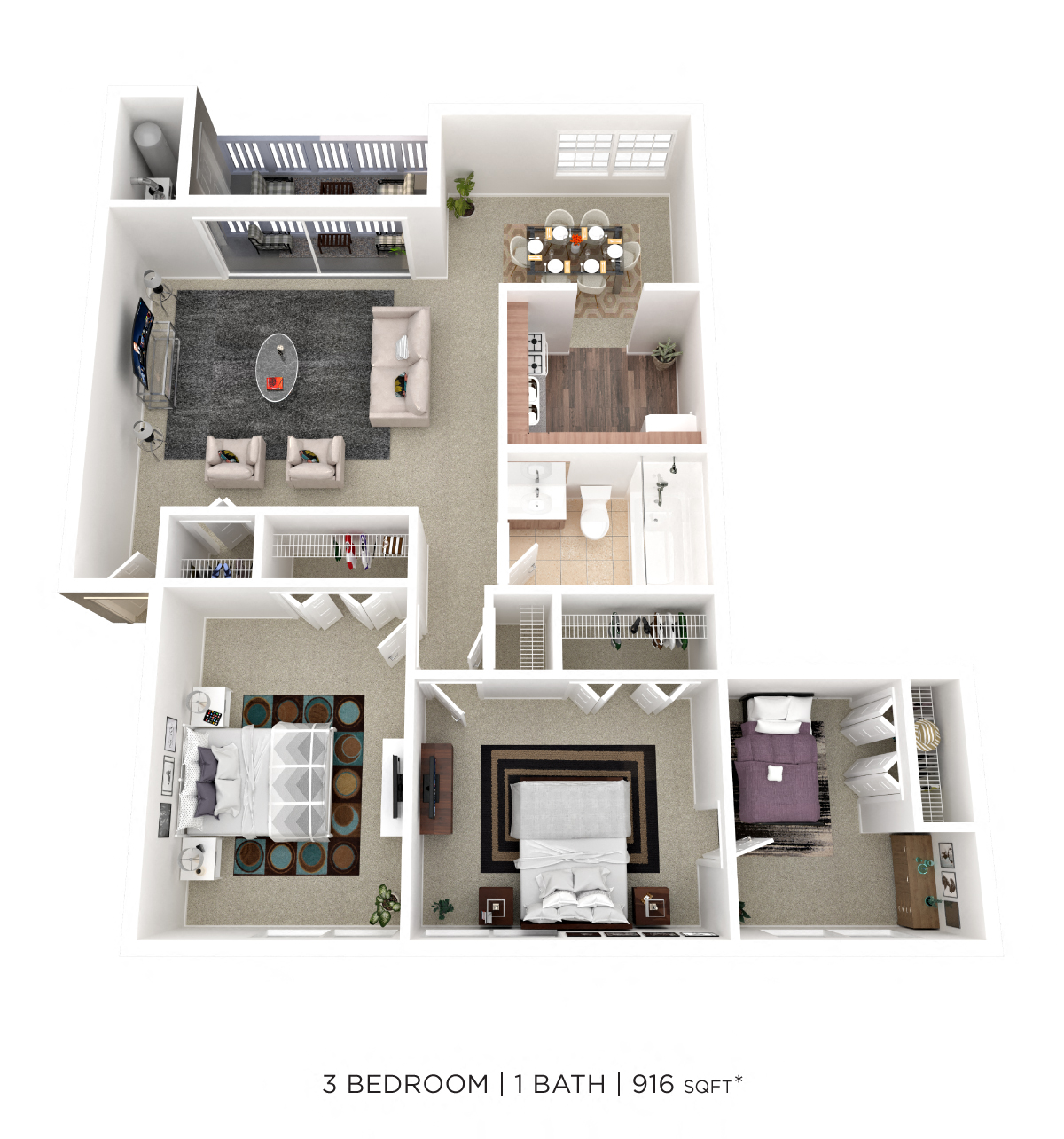 3000 Wallford Drive Studio-3 Beds Apartment for Rent - Photo Gallery 24