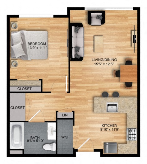 1 Bedroom