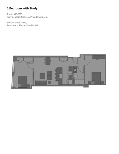 100 Dorrance Street Studio-3 Beds Apartment for Rent - Photo Gallery 9