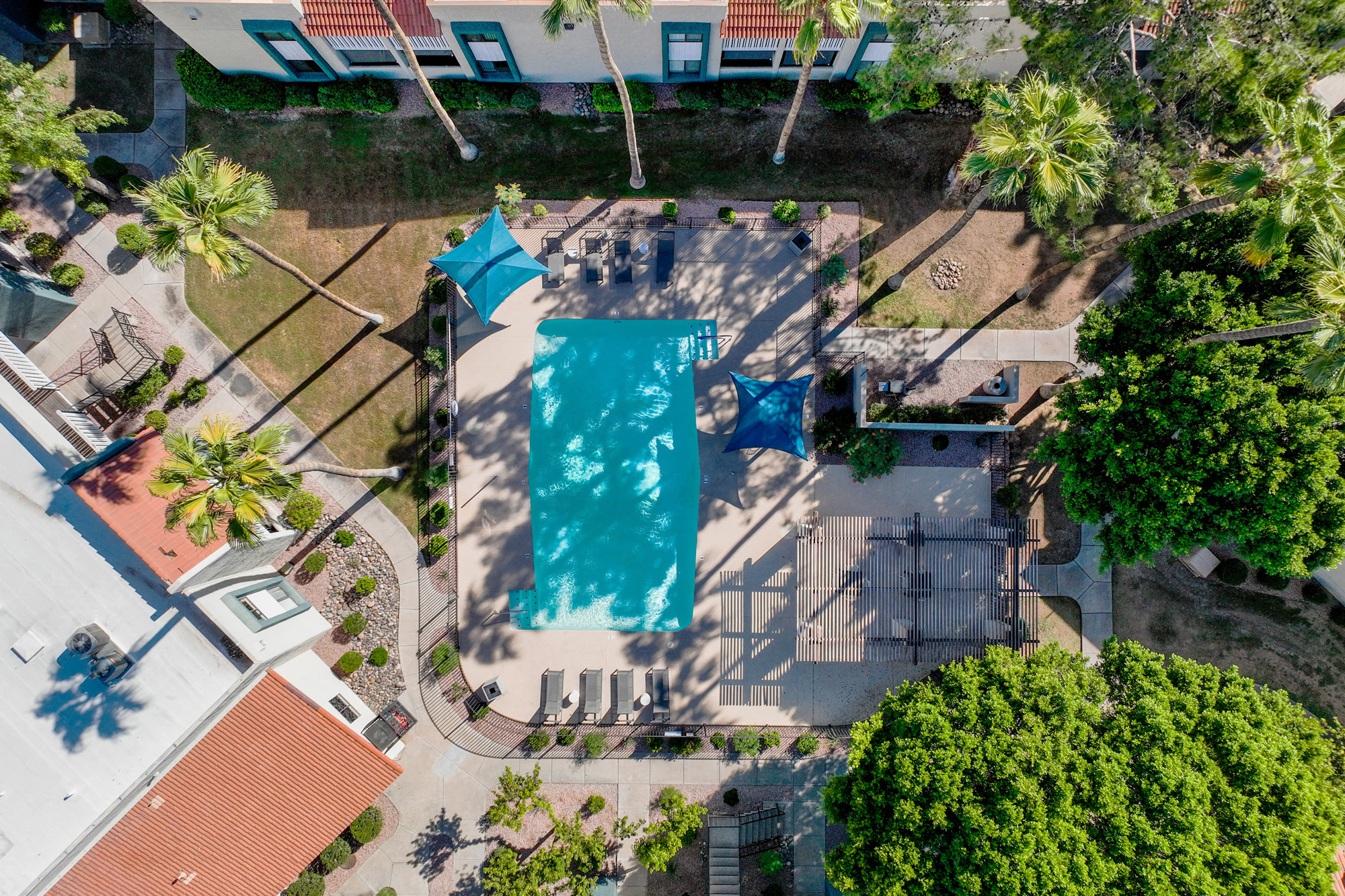 Oakridge Apartments - Aerial View