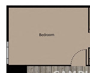1 Bedroom 1 Bathroom Floor Plan 1 Bedroom 1 Bathroom Floor Plan at 3707 Motor Avenue, Los Angeles