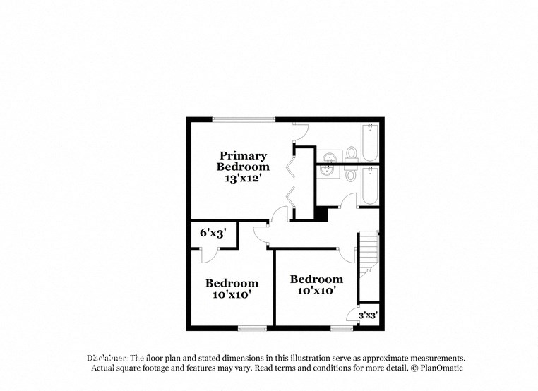 this plan is an approximation and may not be the actual floor plan