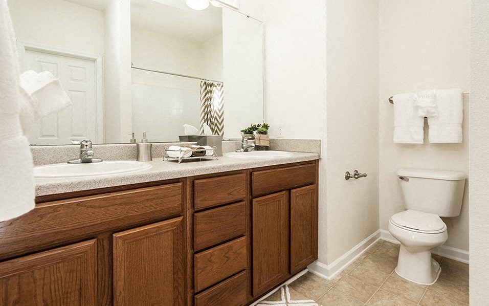 a bathroom with a toilet sink and a mirror