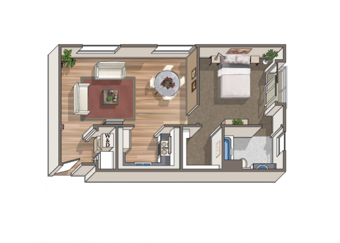 The Calder floor plan.