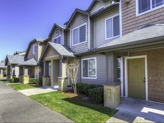 Front View of the Apt Buildings at BELLA SONOMA, Fife, 98424