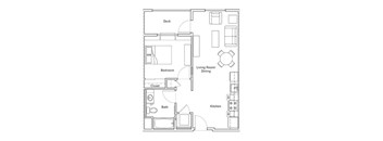 1 Bed 1 Bath