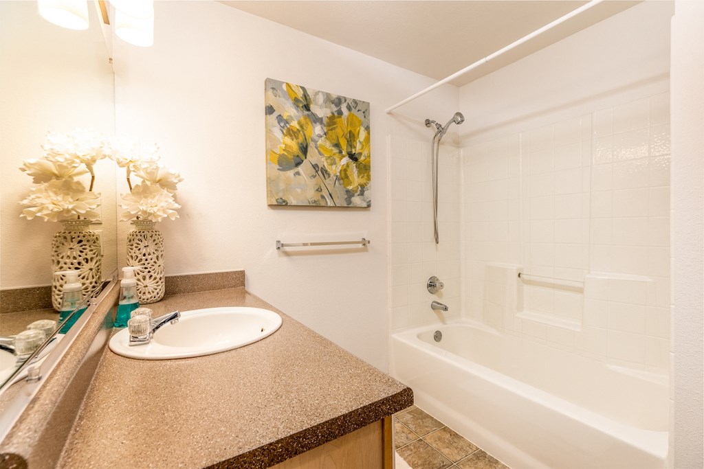 Bathroom at Creekside At Tanasbourne, Oregon