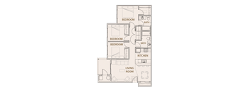 Spruce floor plan. copper steppe Apts in Parker Co 80134
