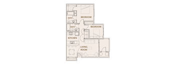Willow floor plan. copper steppe Apts in Parker Co 80134