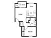Elk Creek Apartments | One Bedroom One Bathroom Floor Plan 1x1 Floor plans available at Elk Creek Apartments in Sequim, WA 98382