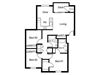 Elk Creek Apartments | Three Bedrooms Two Bathrooms Floor Plan 3x2 Floor plans available at Elk Creek Apartments in Sequim, WA 98382