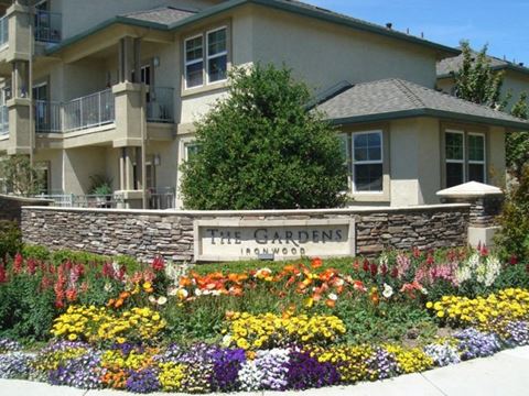 Exterior Building and Landscape  l Gardens at Ironwood in Pleasanton CA 