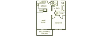 Summer Garden floor plan.  l Gardens at Ironwood in Pleasanton CA 