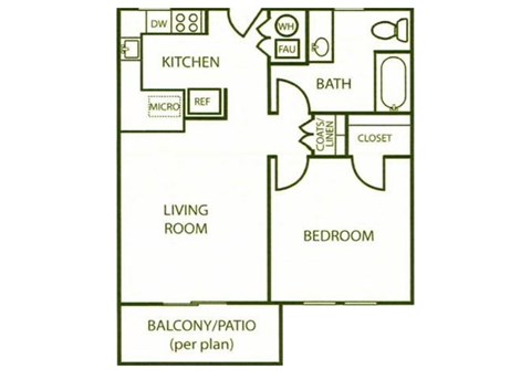 Summer Garden floor plan.  l Gardens at Ironwood in Pleasanton CA 