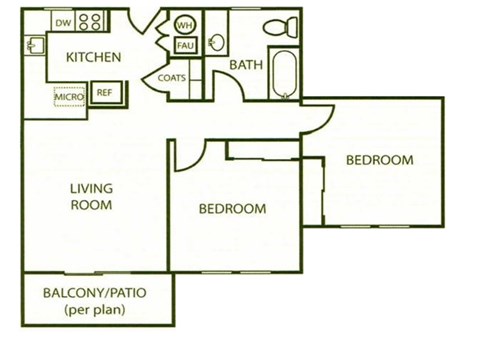 Winter Garden floor plan.  l Gardens at Ironwood in Pleasanton CA 