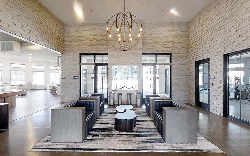 Clubhouse with seating  l Azure Apartments in Sparks NV