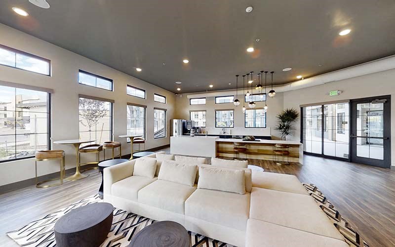 Clubhouse seating  l Azure Apartments in Sparks NV