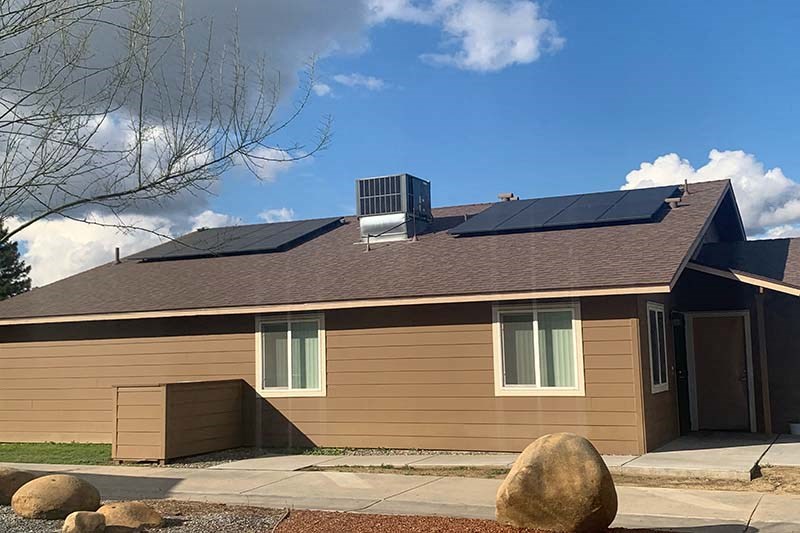 Exterior view of building