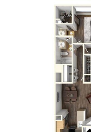 Kirker Creek l 2x1 The Bradford 2x1 floor plan. for rent at Kirker Creek in Pittsburg Ca