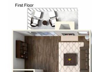 2x2 Kirker Creek l The WIllow 2x2 floor plan. for rent at Kirker Creek in Pittsburg Ca