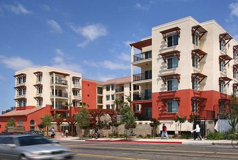 Street View of Community l Los Vientos Apartments in San Diego CA 