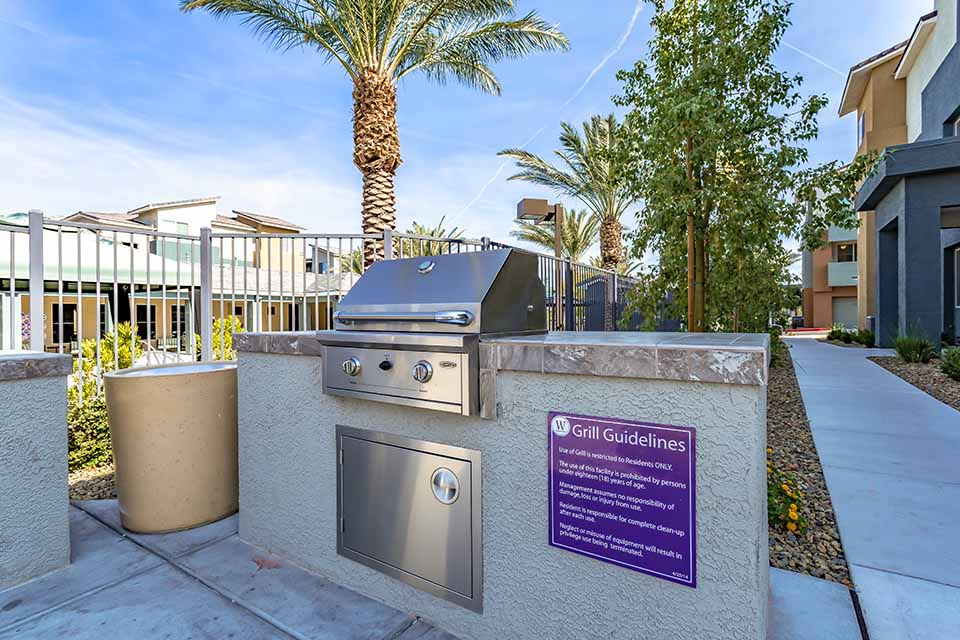 Martin Apartments BBQ Area