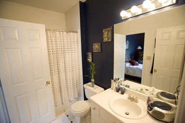 Bathroom and Vanity at Highland View Apartments, Atlanta, Georgia - Photo Gallery 5