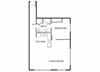 One bedroom Floor Plan l Mason at Hive in Oakland CA
