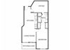 One bedroom Floor Plan l Mason at Hive in Oakland CA
