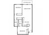 Two bedroom two bathroom with washer/dryer in unit. l Mason at Hive in Oakland CA