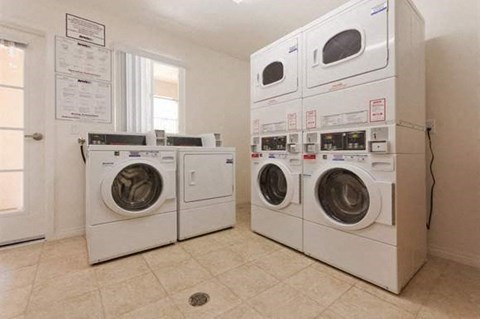 Laundry Area l Mirandela Apartments in Rancho Palos Verdes