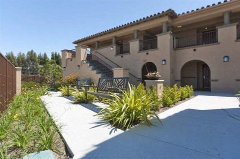Exterior building view l Mirandela Apartments in Rancho Palos Verdes