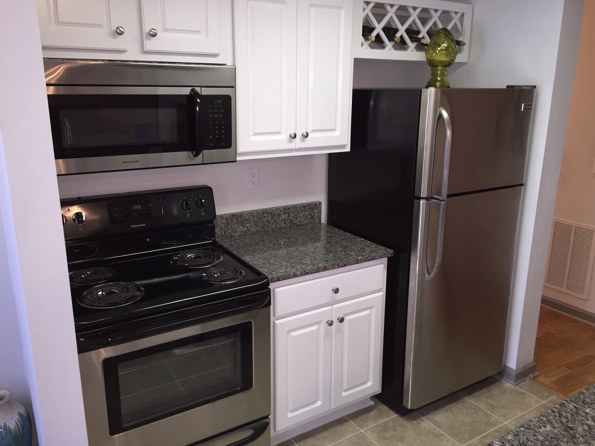 Updated Kitchen at Monroe Place Apartments, Atlanta